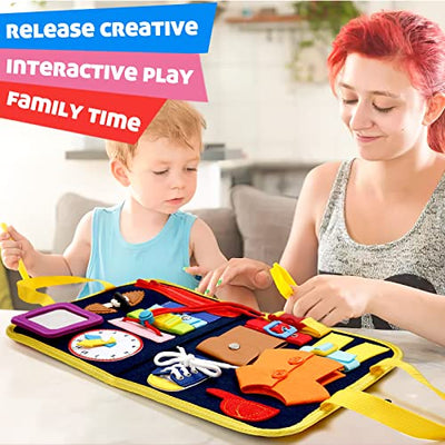 Activity Busy Board 1-3 years Toddler toy Baby motor skills toy