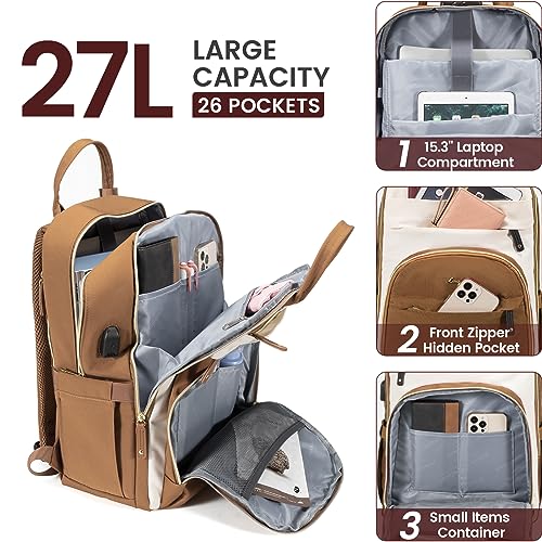 Backpack Laptop Backpack 15.6 Inch School Backpack Teen Waterproof School Bag Backpack Anti-Theft School Bag for School Travel Work Lightweight