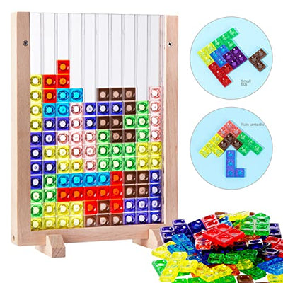 3D transparent brain toy, puzzle, intelligence, colorful blocks