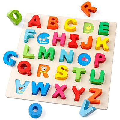 Wooden Alphabet Puzzle English ABC