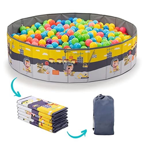 Ball bath. Playpen baby ball bath children. Ball bath round. Ball baths Without balls. Ball bath outdoor XL-80x26 cm. Waterproof. (Balls Not Included)