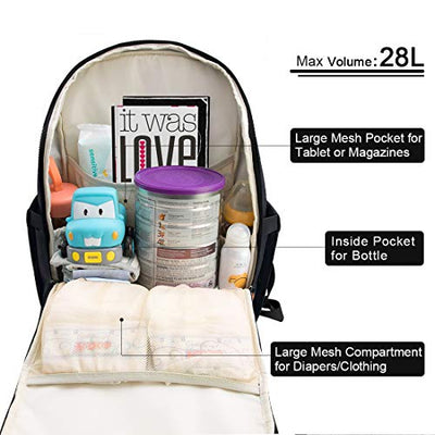 Diaper Bag Multifunctional Large Capacity Baby Bag Travel Backpack