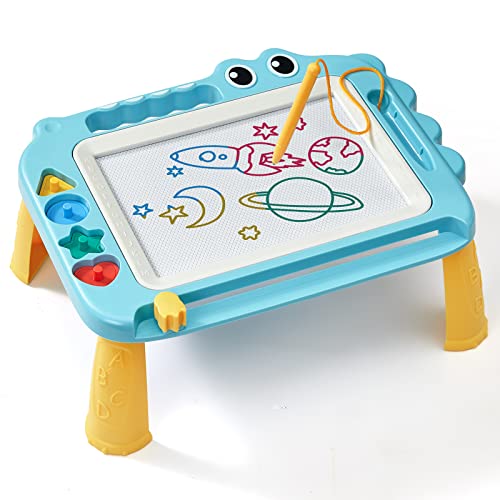 Toy for kids, magnetic drawing board for early learning, colorful erasable painting board, gift for baby, drawing pad with four stamps