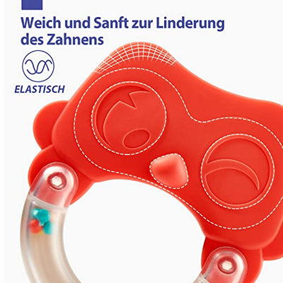 Rattle teether set baby toy