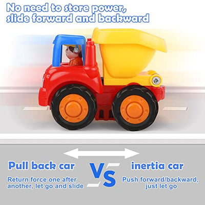 Baby toy car toys construction vehicles/excavator children's toy car for toddler 4 in 1 set,tractor,bulldozer,dump truck,cement mixer