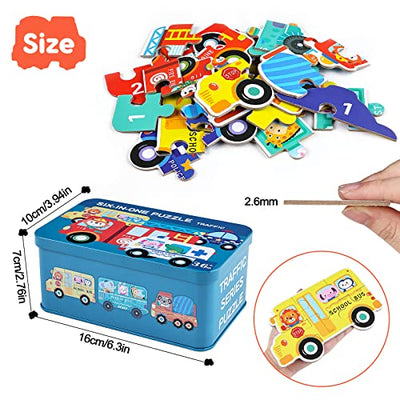 Kinderpuzzle 6 Bilds jigsaw puzzles children puzzle from 3 Suitable