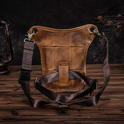 Genuine Leather Backpacks Leg Bag Hip Bag