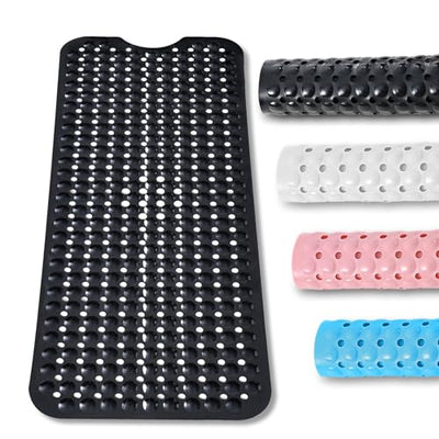 Tapis de baignoire antidérapant, tapis antidérapant, ventouses de baignoire en PVC et caoutchouc, lavable en machine, pour baignoire