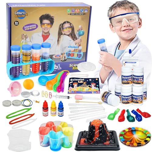 56 science experiments for children from growing crystals, volcano toys, activity toys