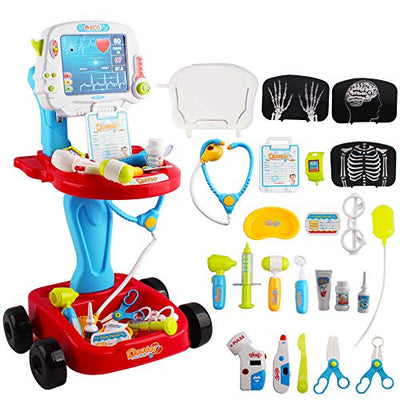 Toys Little Doctor portable hospital playset for kids, for role play, with accessories