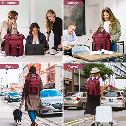 Laptop Rucksack, 15,6 Zoll Schulrucksack Teenager mit Datenkabel-Beutel & USB Ladeanschluss,