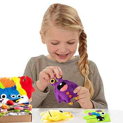 Monster Sewing Kit Sewing Kits for Kids Jungle Animal Felt Sewing Kit Wild Animal Beginners Sewing Kit