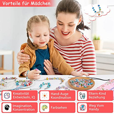 Schmuck Handwerk Kits Charme Armband Handwerk Kit Geschenke DIY Schmuck machen Kit Spielzeug für Kinder Erwachsene Schmuck machen Kit Perle Schlange Halskette