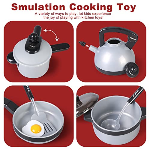 Kitchen toys, pot set for kids kitchen, cooking set toys