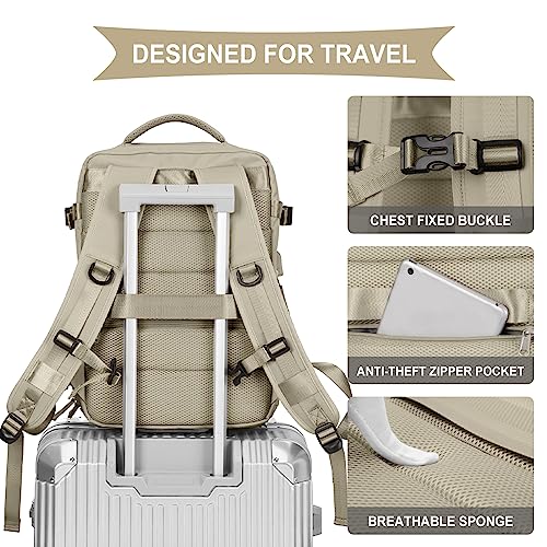 Cabin Bag for EasyJet 45x36x20 Travel Backpack Ryanair with USB Port Airplane Backpack Hand Luggage Backpack for Laptop Daypack Casual Folder.