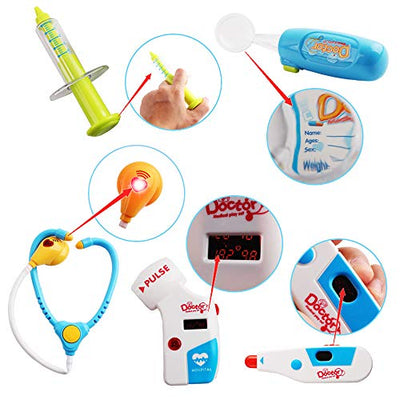 Toys Little Doctor portable hospital playset for kids, for role play, with accessories