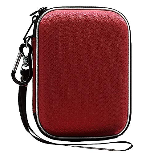 External Hard Drive Case Hard Drive Case for Western Digital WD Elements/WD My Passport Ultra/Seagate Game Drive Portable Drive 2.5 inch HDD 500GB 1TB 2TB 3TB 4TB 5TB Protective Case Shockproof, Red