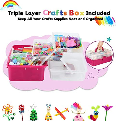 Craft kit for children DIY arts and crafts Craft paper Craft materials Craft supplies Craft box Scrapbooking