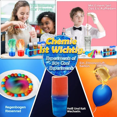 56 science experiments for children from growing crystals, volcano toys, activity toys