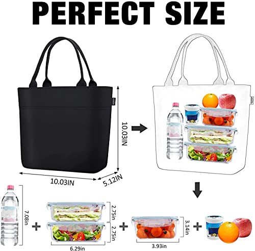 Small Lightweight Lunch Bag Insulated Bag for Work School Foldable Waterproof