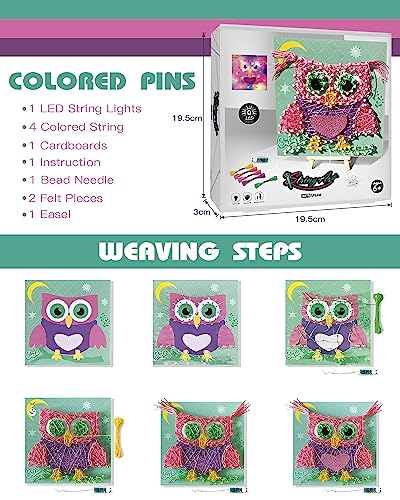 Craft set kids owl craft set toy with LED light DIY handmade decoration craft set creative craft sets toys