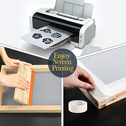 Piece screen printing frame set with instructions