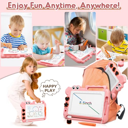 Colourful Magnetic Drawing Board Learning Toy from 2-7 Years, Magnetic Board Travel Size Children's Toy