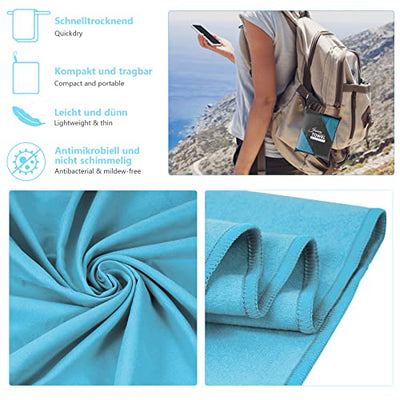 Microfiber Towel Set- Microfiber Towels for Sports Towel