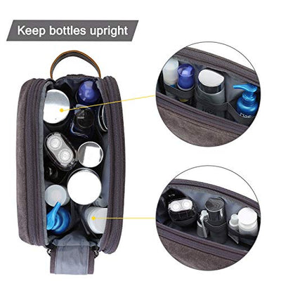 Toilet Bag, Travel Toiletry Bag Cosmetic Bag with Double Zipper Opening, Large Storage Space, 5L