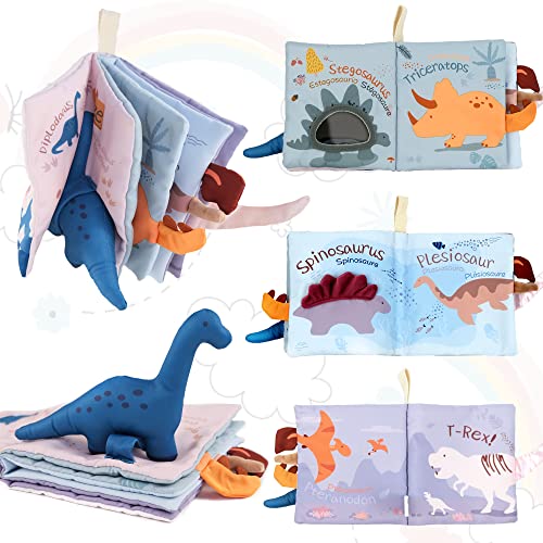 Livre bébé 3D jouets pour bébé de 0 3 6 12+ mois, jouets dinosaures 1 an