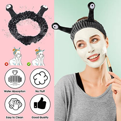 Face Wash Headband Palm And Snail Spa Hair Bands Make Up