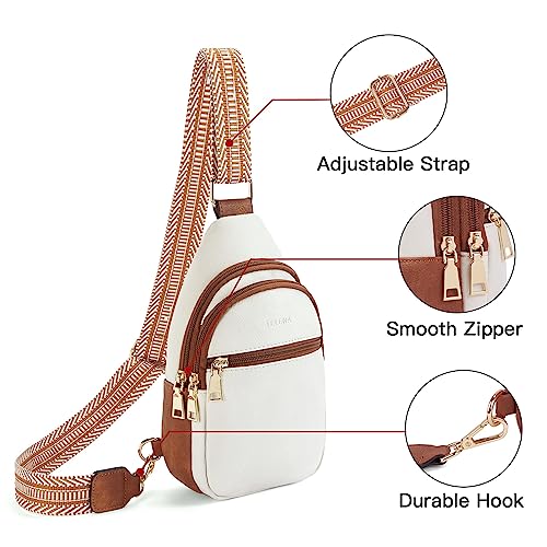 Sling Backpack Shoulder Bag Small Crossbody Bag Faux Leather Sling Bag