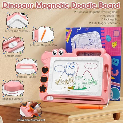 Colourful Magnetic Drawing Board Learning Toy from 2-7 Years, Magnetic Board Travel Size Children's Toy