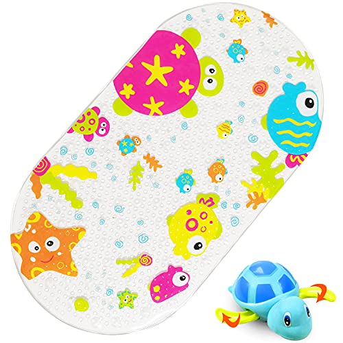 Tapis de bain enfants anti-dérapant coloré tapis de bain ventouse