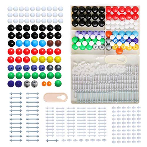 Chemistry molecular model kit (239 parts), student or teacher for organic and inorganic chemistry learning