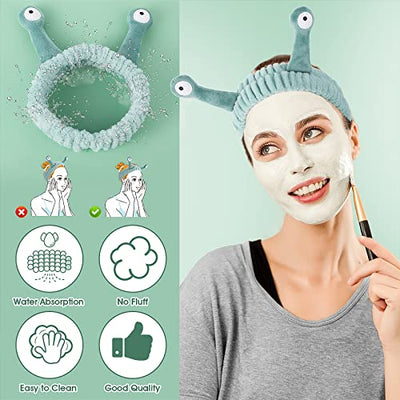 Face Wash Headband Palm And Snail Spa Hair Bands Make Up