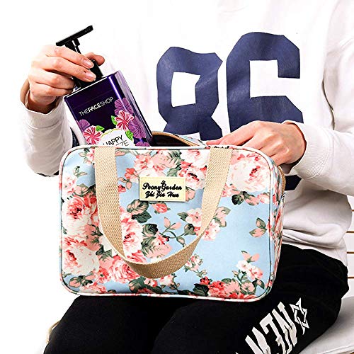 Toiletry bag for hanging, large, portable, waterproof, cosmetic bag, shaving bag, make-up organizer, toiletries, bathroom