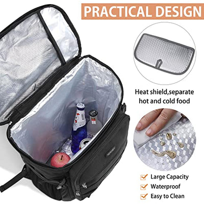 Waterproof Insulated Cooler Bag Large Picnic Backpacks Lightweight Lunch Bag Backpacks Cooler Bag for Camping BBQ Hiking Picnic