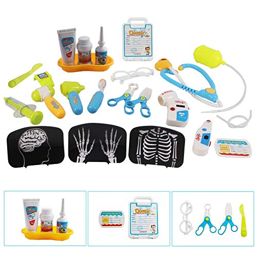 Toys Little Doctor portable hospital playset for kids, for role play, with accessories