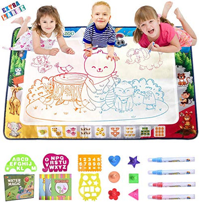 Animal water painting mat