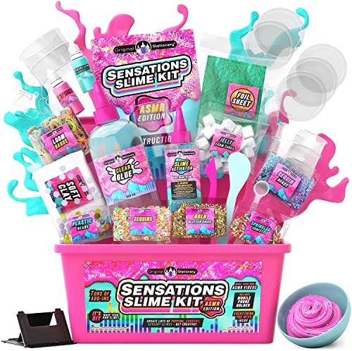 Sensations Slime Kit, ASMR Slime Kit, Complete Slime Kit for creating ASMR videos like Social Media Stars, Top Slime Making Kit