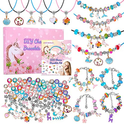 Kit d'artisanat de bijoux bracelet de charme kit d'artisanat cadeaux kit de fabrication de bijoux jouets pour enfants adultes kit de fabrication de bijoux collier de perles serpent