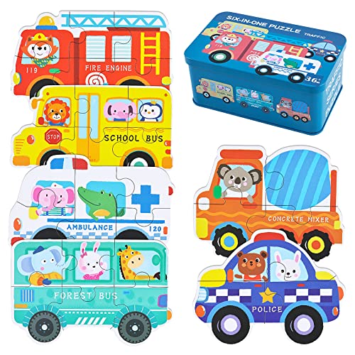 Kinderpuzzle 6 Bilds jigsaw puzzles children puzzle from 3 Suitable