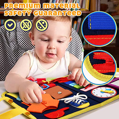 Activity Busy Board 1-3 years Toddler toy Baby motor skills toy