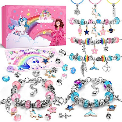 Jewelry Crafting Girls, School Enrollment Girls Crafting Set Kids Bracelets DIY Toys