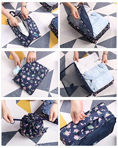 Garment Bag Set, 6 Piece Suitcase Bag, Ultra Light Suitcase Organizer Set for Travel, Duffle, Hand Luggage and Backpacks