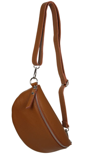 Petit sac de taille unisexe, sac de ceinture, sac fanny, sac à bandoulière en cuir véritable