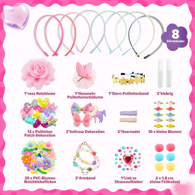 Hair bands ,Handicraft kit children , School enrollment gift , Easter gift