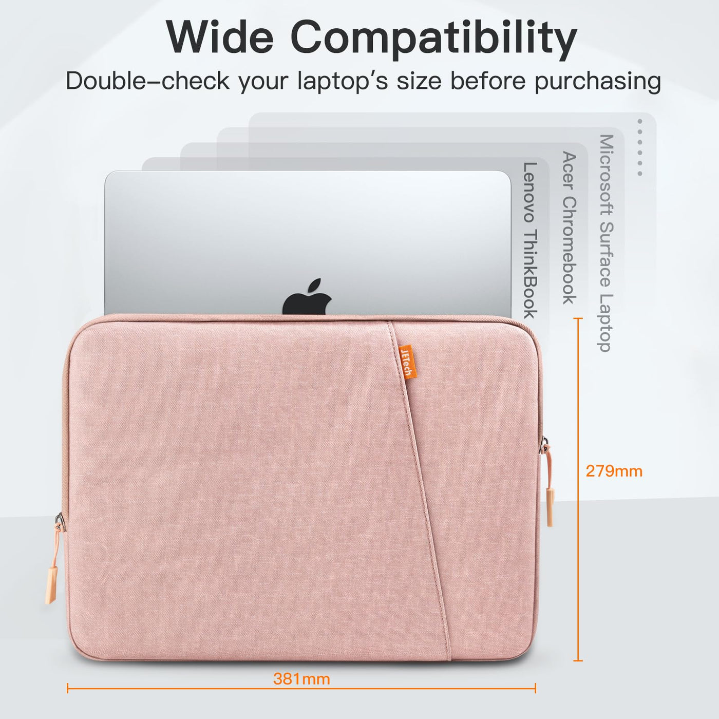 Laptop Sleeve MacBook Air/Pro, MacBook, Notebook, Waterproof Laptop Sleeve Shockproof Laptop Sleeve with Accessory Bag