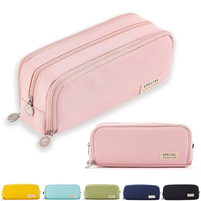 Pencil Case Teenager Pencil Case 3 Compartment, Large Capacity Pencil Case for School & Office